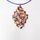 Symphony - Malvina Rhombus M-Purple Leather - 1